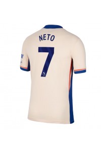 Chelsea Pedro Neto #7 Fotballdrakt Borte Klær 2024-25 Korte ermer